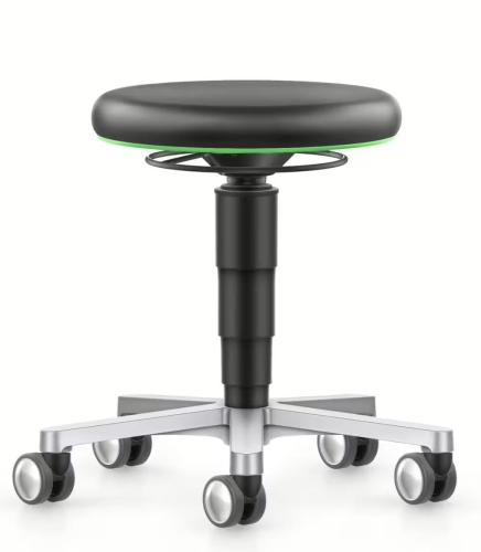 Taboret laboratoryjny na kółkach, BIMOS Allround 2, Gwarancja 10-lat.jpg