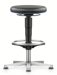 Taboret laboratoryjny wysoki z ringiem, BIMOS Allround 3, Gwarancja 10-lat