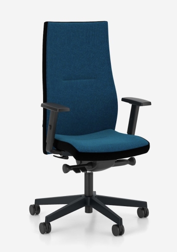 Krzesło biurowe SO-one, do 150 kg, wysokie oparcie, kod: NS9005, 01