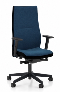 Krzesło biurowe SO-one, do 150 kg, wysokie oparcie, kod: NS9005
